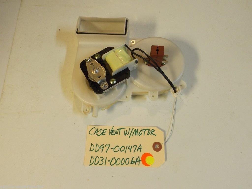 SAMSUNG DISHWASHER DD97-00147A DD31-00006A Case Vent W/Motor used SAMSUNG DISHWASHER DD97-00147A DD31-00006A Case Vent W/Motor used